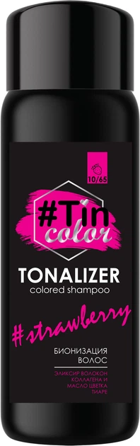 Тонирующий шампунь TIN Color Клубничный сорбет 10/65 60 мл (4820197006618) - Фото 1 Тонирующий шампунь TIN Color Клубничный сорбет 10/65 60 мл (4820197006618) - изображение 1