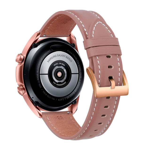 Ремешок для Samsung Galaxy Watch 4 44mm - коричнево-розовый ...
