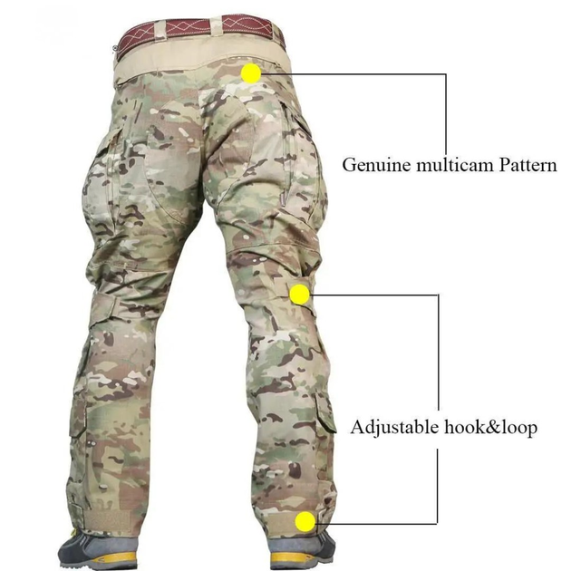 Штаны тактические Emerson Gear 3 Combat Pants L Multicam - изображение 2