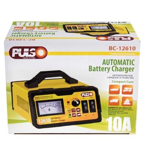 Зарядний пристрій 6-12V 10А PULSO (BC-12610) - Фото 3 Зарядний пристрій 6-12V 10А PULSO (BC-12610) - изображение 3