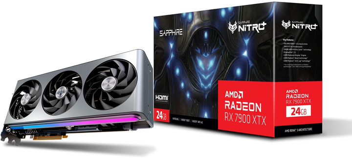 Відеокарта Sapphire PCI-Ex Radeon RX 7900 XTX 24GB GDDR6 (384bit) (2680/2500) (1 x HDMI, 2 x DisplayPort, 1 x USB Type-C) (11322-01-40G) - зображення 7