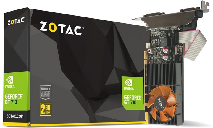 Karta graficzna Zotac PCI-Ex GeForce GT 710 2GB GDDR3 (64bit) (954/1600) (1 x DVI, 1 x VGA, 1 x HDMI) (ZT-71310-10L) - obraz 8