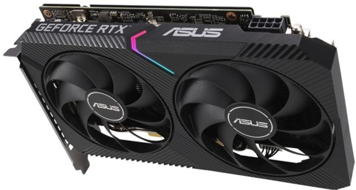 ASUS PCI-Ex GeForce RTX 3060 8GB GDDR6 (128bit) (1410/19000) (1 x HDMI, 3 x DisplayPort) (90YV0GB5-M0NA00) - зображення 8