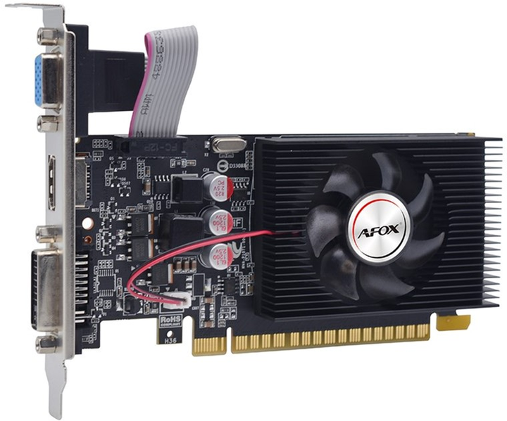 Відеокарта AFOX PCI-Ex GeForce GT420 4GB GDDR3 (128bit) (700/1800) (1 x DVI, 1 x HDMI, 1 x VGA) (AF420-4096D3L2) - зображення 3