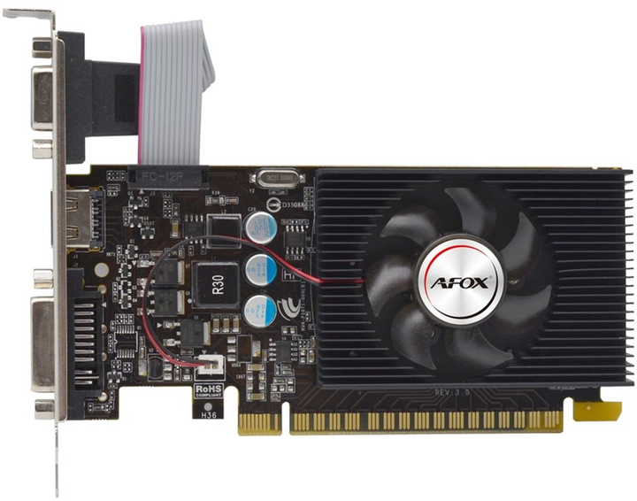 Відеокарта AFOX PCI-Ex GeForce GT420 4GB GDDR3 (128bit) (700/1800) (1 x DVI, 1 x HDMI, 1 x VGA) (AF420-4096D3L2) - зображення 4