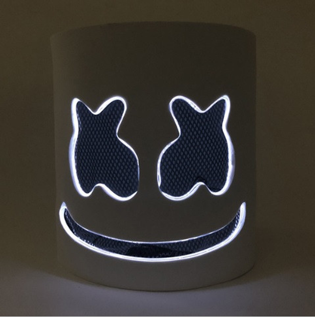 Маска Маршмеллоу, Світлодіодна маска DJ Marshmello – фото, відгуки ...