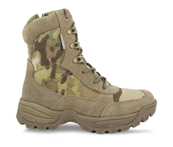 Черевики тактичні демісезонні Mil-Tec Side zip boots на блискавці Multicam 12822141 розмір 45 - зображення 1