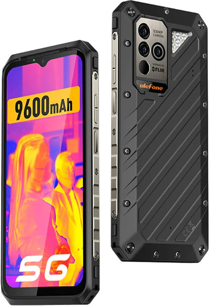 Ulefone Power Armor 18T 5G 12/256Gb Black ТЕПЛОВІЗОР (Global ORIGINAL) - зображення 3