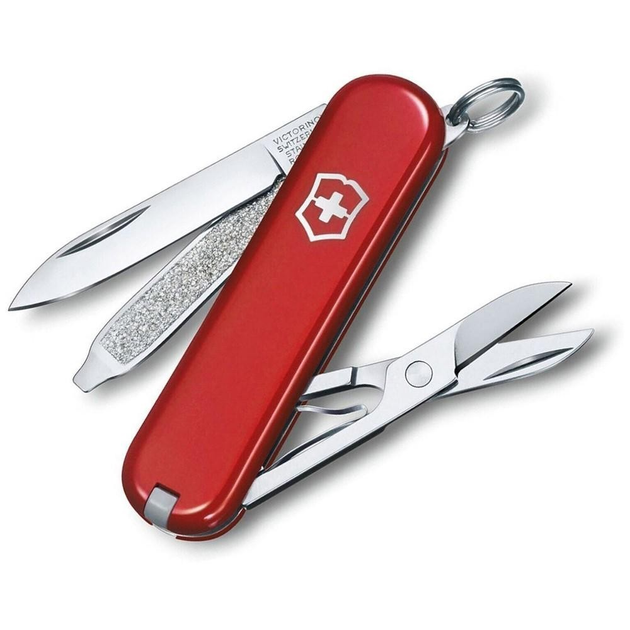 Швейцарский мультиинструмент Victorinox Classic SD 58 мм Красный 0.6223.B1 (блистер) - изображение 1