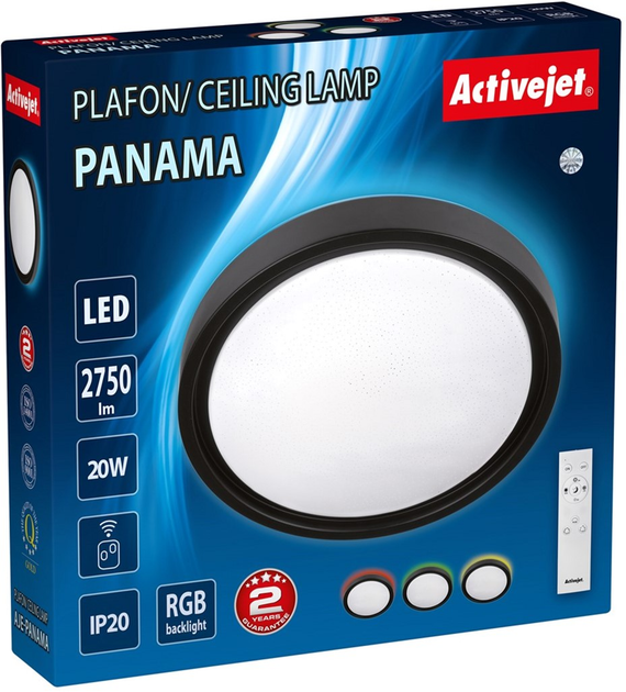 Lampa sufitowa Activejet LED PANAMA RGB - obraz 8