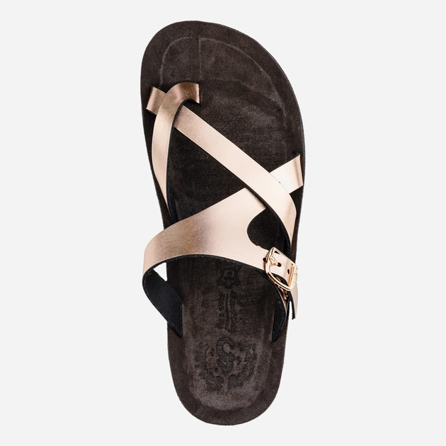 Japonki damskie skórzane Fantasy Sandals Ariadni S307 37 Rosegold (5207200128748) - obraz 3