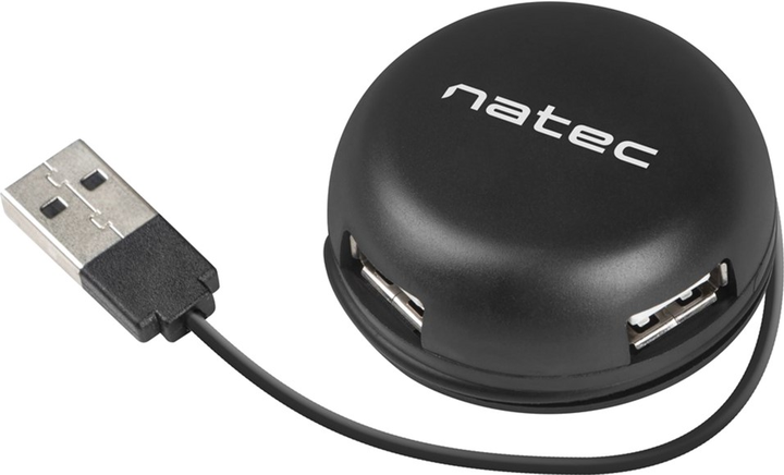 USB-хаб Natec Bumblebee 4 x USB 2.0 Black (NHU-1330) - зображення 2