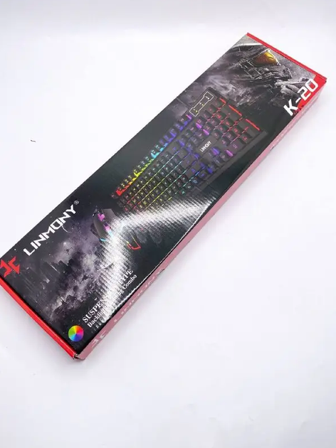 Клавіатура Grand HS-358 k-20 keyboard combo з RGB підсвічуванням + мишка - Фото 4 Клавіатура Grand HS-358 k-20 keyboard combo з RGB підсвічуванням + мишка - зображення 4