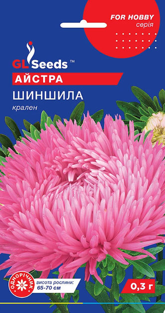 Семена Астра Шиншилла, краллен, 0,3 г (GL Seeds) - Фото 1 Семена Астра Шиншилла, краллен, 0,3 г (GL Seeds) - изображение 1