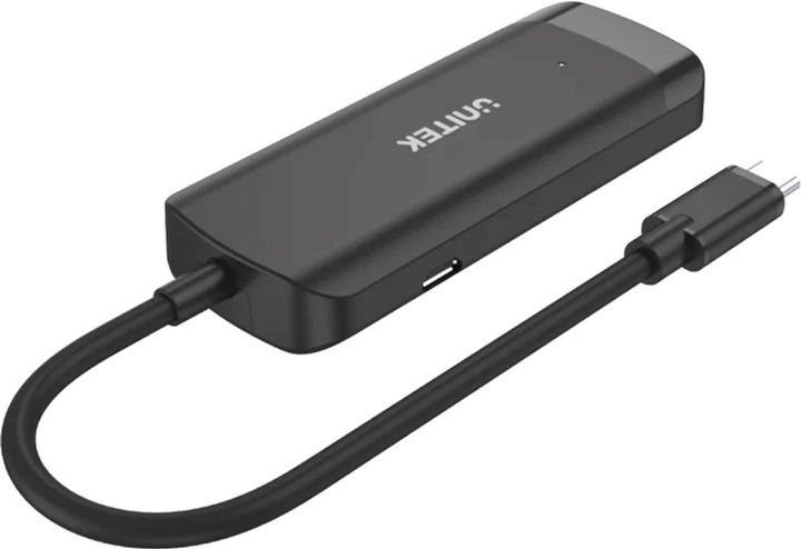 USB Hub Unitek uHUB Q4+ 4-in-1 Powered USB-C Hub with HDMI (H1110B) - obraz 2