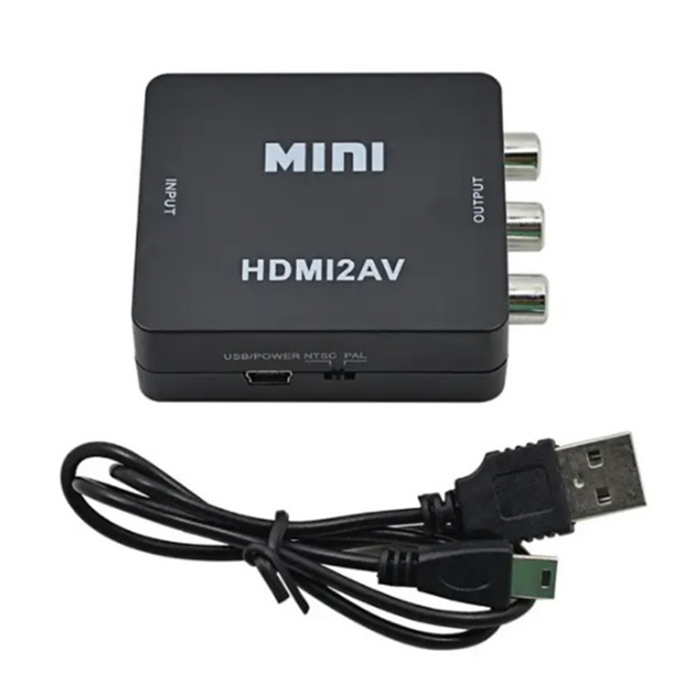 Конвертер HDMI mini на AV RCA/CVBS адаптер преобразователь – фото ...