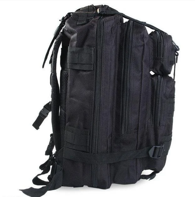 Рюкзак тактический 20 литров 3D Pack Black Sivimen 5461 - изображение 2