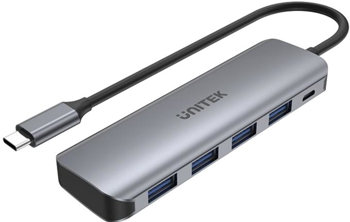 USB-хаб Unitek uHUB P5+ USB 3.0 на 4 порта + MicroUSB (H1107A) - зображення 1