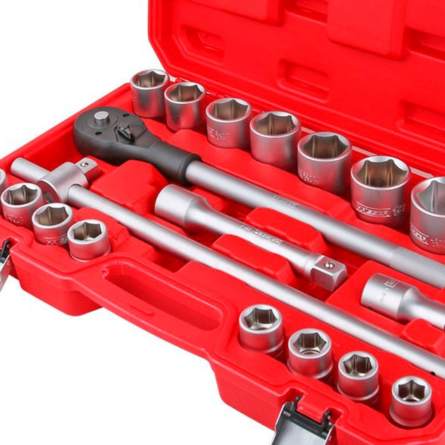 Набор торцевых головок Haisser 70114 с трещоткой 3/4" 20 шт (BP96410 ...