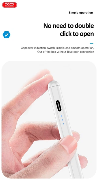 Стилус активный для планшета iPad Pro / iPad XO ST-03 Active Magnetic Capacitive Pen iPad - изображение 4
