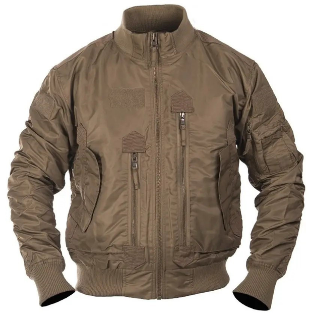 Куртка мужская демисезонная тактическая Mil-tec AVIATOR 10404619 койот размер M - изображение 1