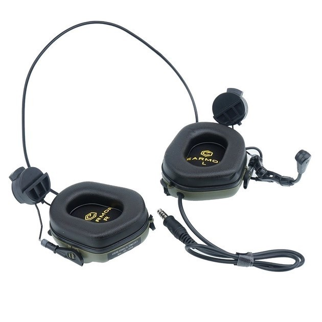 Активні гарнітурні навушники Earmor M32H MOD 3 для шолома fast - зображення 2
