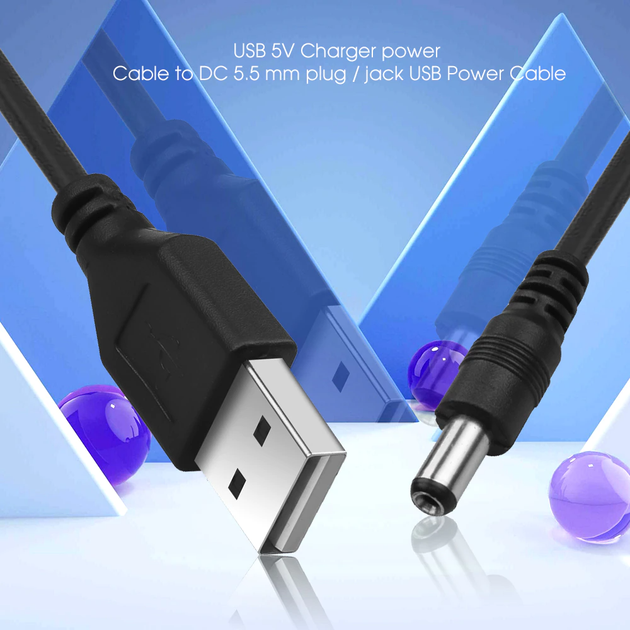 Кабель перетворювач для роутера I-Power 5В в 12В від Powerbank Підвищує перехідник 5.5*2.1 мм - зображення 10