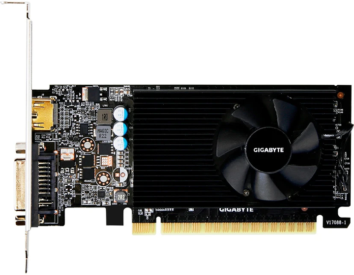 Gigabyte PCI-Ex GeForce GT 730 2048MB GDDR5 (64bit) (902/5000) (DVI, HDMI) (GV-N730D5-2GL) - зображення 1