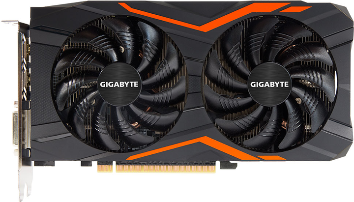 Gigabyte PCI-Ex GeForce GTX 1050 TI G1 Gaming 4GB GDDR5 (128bit) (1366/7008) (DVI, 3 x HDMI, DisplayPort) (GV-N105TG1 GAMING-4GD) - obraz 1