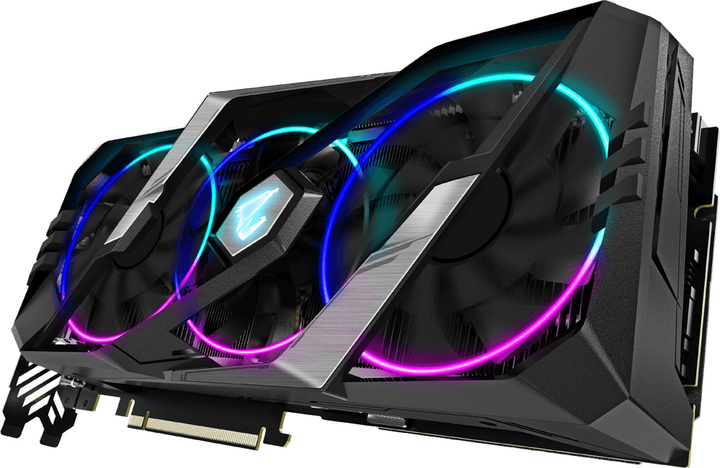 Gigabyte PCI-Ex GeForce RTX 2070 Super Aorus 8GB GDDR6 (256bit) (14000) (Typ-C, 3 x HDMI, 3 x Display Port) (GV-N207SAORUS-8GC) - obraz 2