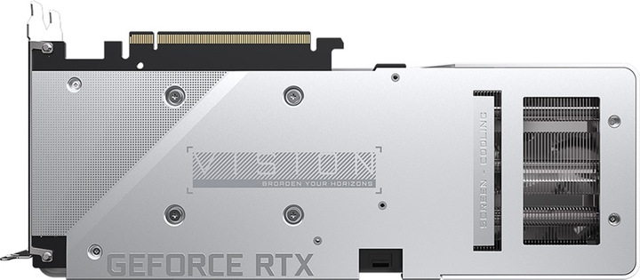 Gigabyte PCI-Ex GeForce RTX 3060 Vision OC 12G 12 GB GDDR6 (192 bit) (15000) (2 х HDMI, 2 x DisplayPort) (GV-N3060VISION OC-12GD) - зображення 2