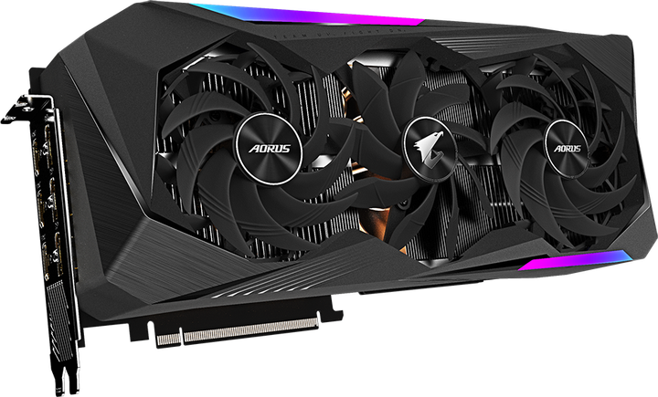 Gigabyte PCI-Ex GeForce RTX 3070 Ti Aorus Master 8G 8GB GDDR6X (256bit) (1875/19000) (3 x HDMI, 3 x DisplayPort) (GV-N307TAORUS M-8GD) - obraz 2