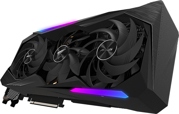 Gigabyte PCI-Ex GeForce RTX 3070 Ti Aorus Master 8G 8GB GDDR6X (256bit) (1875/19000) (3 х HDMI, 3 x DisplayPort) (GV-N307TAORUS M-8GD) - зображення 3