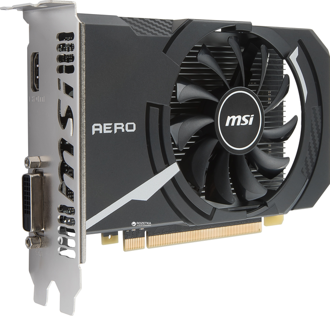 MSI PCI-Ex GeForce GT 1030 Aero ITX OC 2GB GDDR5 (64bit) (1265/6008) (DVI, HDMI) (GT 1030 AERO ITX 2G OC) - obraz 2