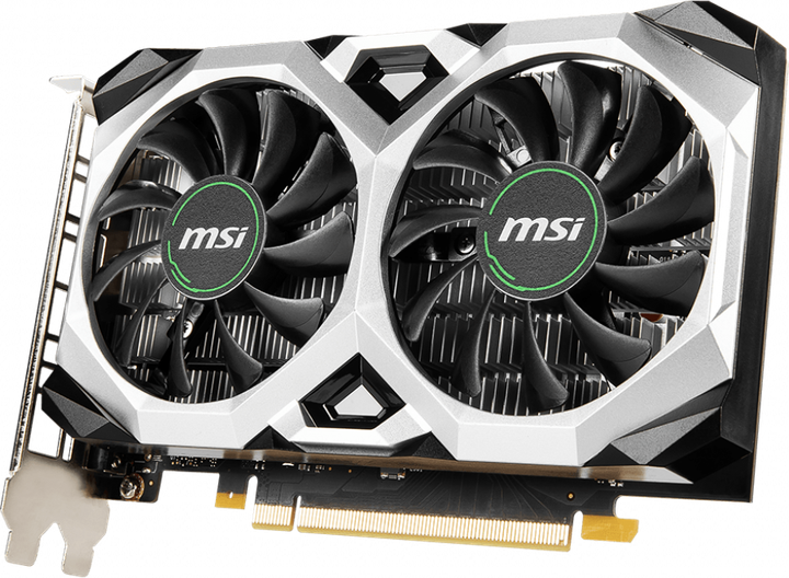 MSI PCI-Ex GeForce GTX 1650 D6 Ventus XS OC 4GB GDDR6 (128bit) (1620/12000) (DisplayPort, HDMI, DVI) (GTX 1650 D6 VENTUS XS OC) - obraz 2