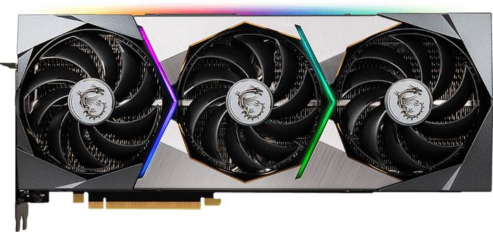 MSI PCI-Ex GeForce RTX 3070 Ti Suprim X 8G 8 GB GDDR6X (256bit) (1860/19000) (HDMI, 3 x DisplayPort) (GeForce RTX 3070 Ti SUPRIM X 8G) - obraz 1