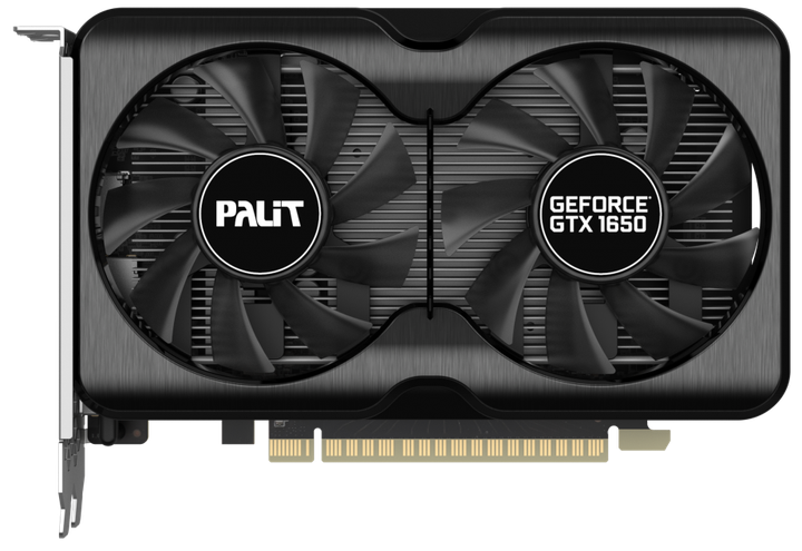 Palit PCI-Ex GeForce GTX 1650 GamingPro 4GB GDDR6 (128bit) (1410/12000) (HDMI, 2 x DisplayPort) (NE6165001BG1-1175A) - зображення 1