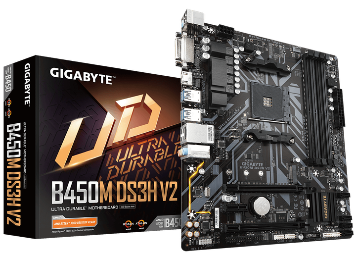 Płyta główna Gigabyte B450M DS3H V2 (sAM4, AMD B450, PCI-Ex16) - obraz 5