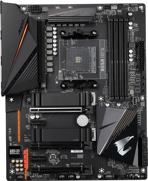 Материнська плата Gigabyte B550 Aorus Pro V2 (sAM4, AMD B550, PCI-Ex16) - зображення 1