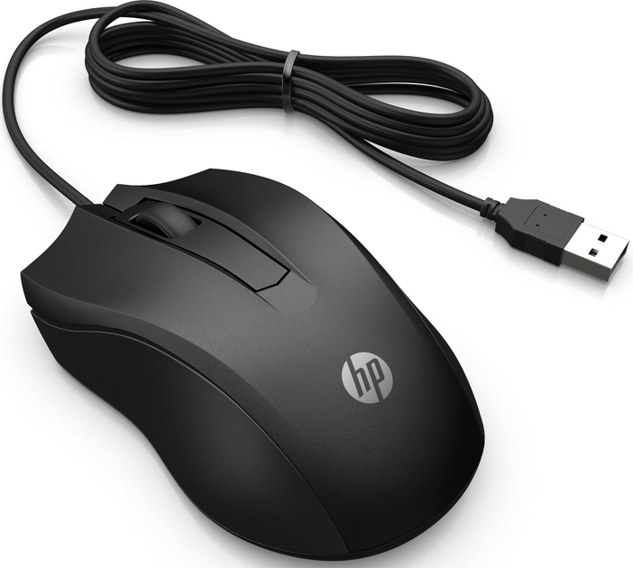 Миша HP 100 USB Black (6VY96AA) - зображення 2