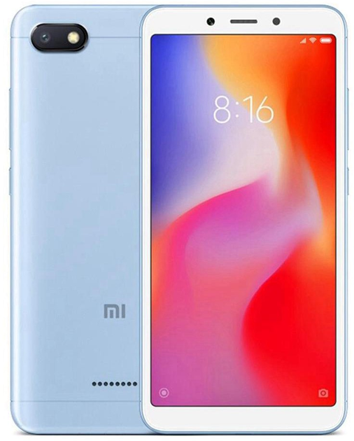 Smartfon Xiaomi Redmi 6A 2/16GB Blue - obraz 1