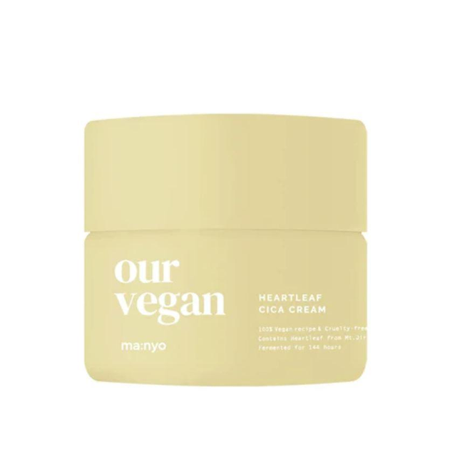 Восстанавливающий веганский крем Manyo Our Vegan Heartleaf Cica Cream 100ml - изображение 1