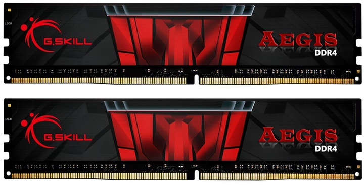 Pamięć RAM G.Skill DDR4-2666 32768MB PC4-21300 (zestaw 2x16384) Aegis (F4-2666C19D-32GIS) - obraz 1