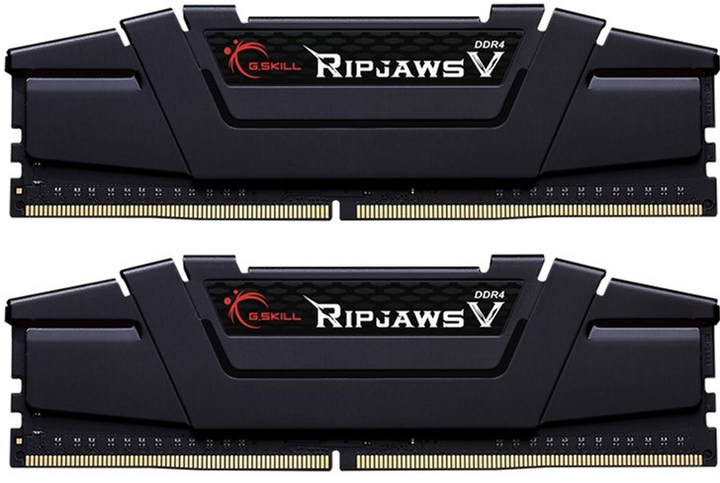 Pamięć RAM G.Skill DDR4-4600 16384MB PC4-36800 (zestaw 2x8192) Ripjaws V Black (F4-4600C19D-16GVKE) - obraz 1