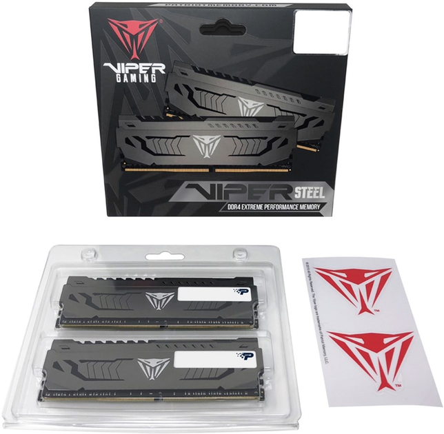 Pamięć RAM Patriot DDR4-4400 16384MB PC4-35200 (zestaw 2x8192) Viper Steel (PVS416G440C9K) - obraz 5
