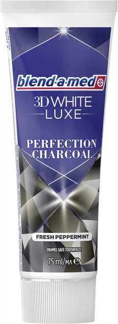 Pasta do zębów Blend-a-med 3D White Luxe Perfection Charcoal 75 ml (8006540881804) - obraz 3