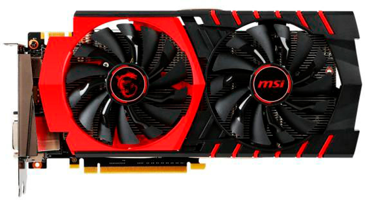 MSI PCI-Ex GeForce GTX 960 2048MB GDDR5 (128bit) (1241/7010) (DVI, HDMI, 3 x DisplayPort) (GTX 960 GAMING 2G) - obraz 1