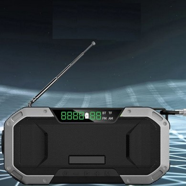 Портативный Аварийный Радиоприемник (радио) Kayinow 580F + фонарь и павер 5000mAh - изображение 2