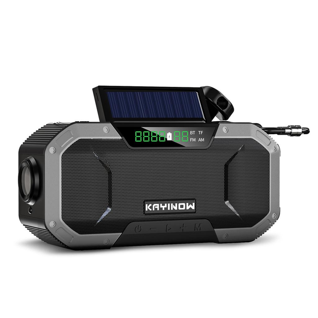 Портативный Аварийный Радиоприемник (радио) Kayinow 580F + фонарь и павер 5000mAh - изображение 3