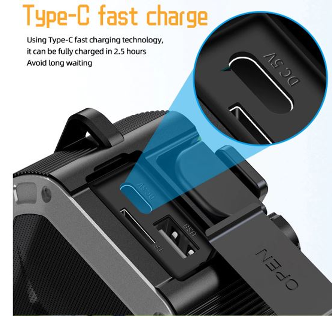 Портативный Аварийный Радиоприемник (радио) Kayinow 580F + фонарь и павер 5000mAh - изображение 7